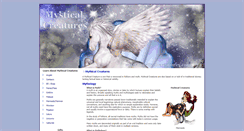 Desktop Screenshot of mystical-creatures.com
